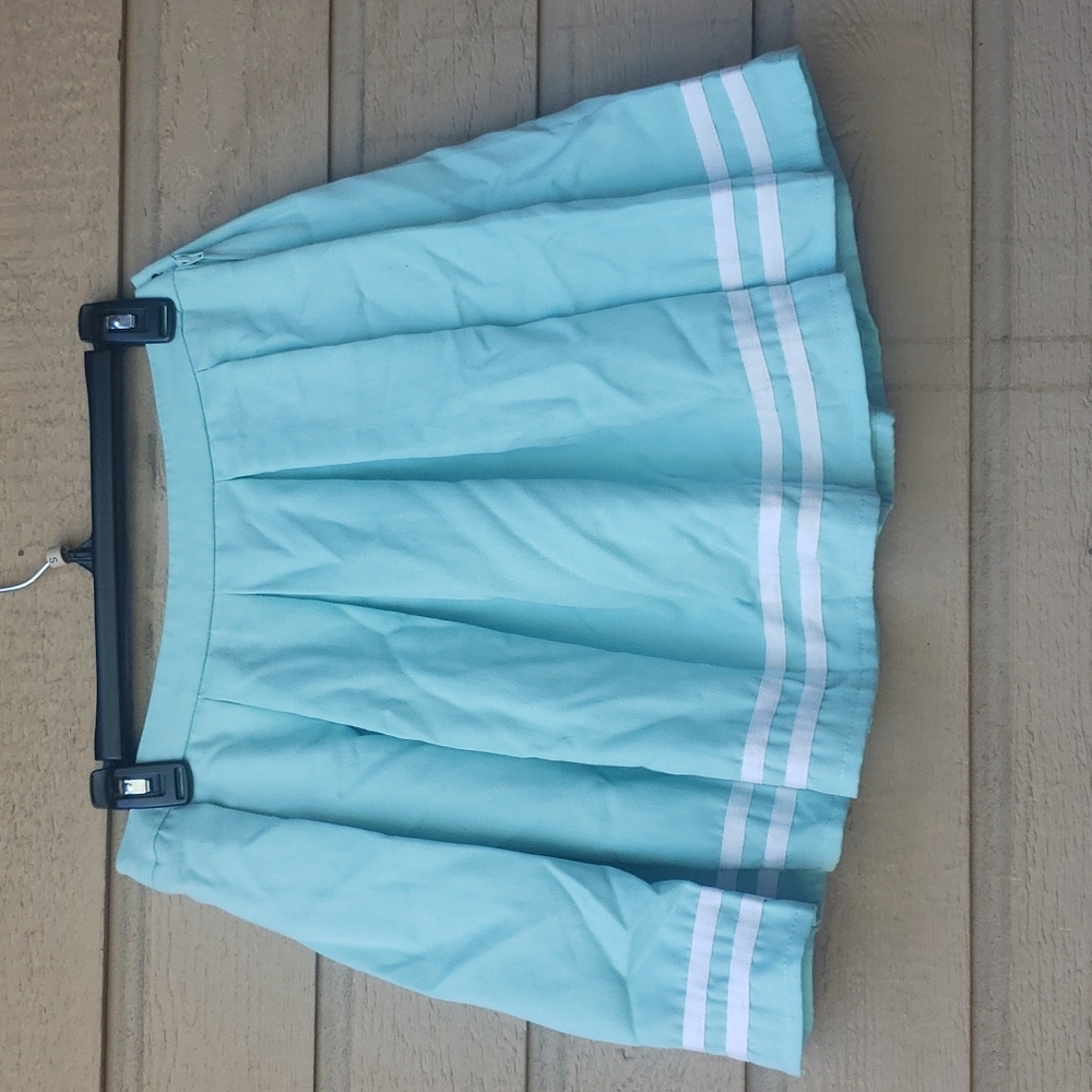Mint Pleated Cheer Skirt hottopic